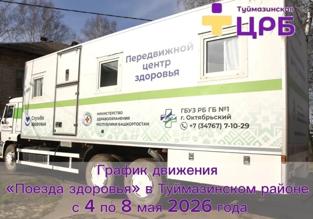 «Поезд здоровья»: финальные выезды в Туймазинском районе!